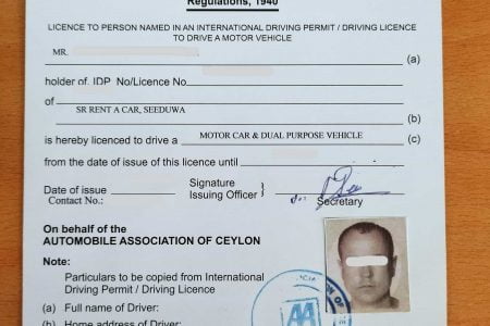 How Can a Foreigner Obtain a Temporary Driving License in Sri Lanka?